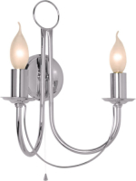EULUNA Wandlamp Retro, 2-lamps, chroom