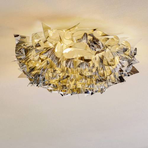 Slamp Veli Large design-plafondlamp Ø78cm zilver