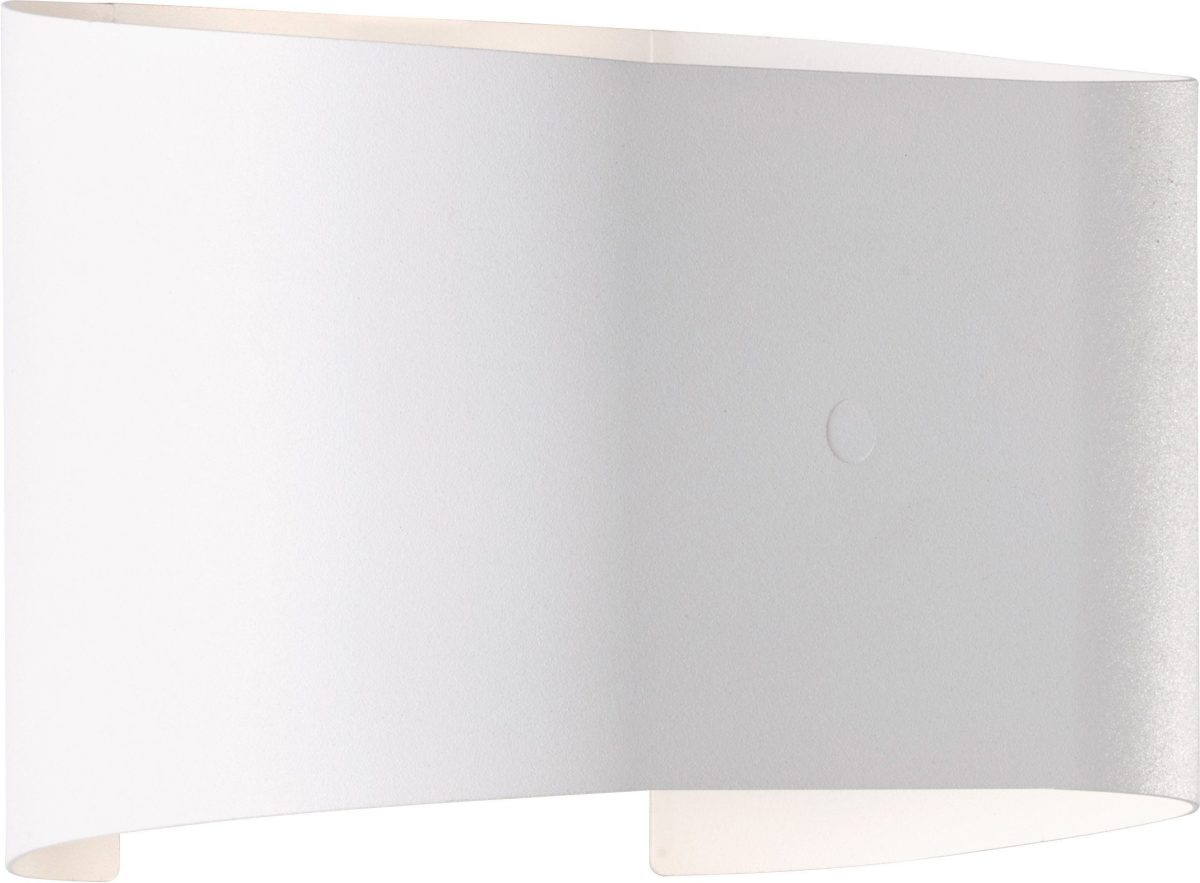 Fischer & Honsel LED wandlamp Wall, 2-lamps, rond, wit