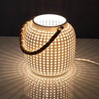 Nino Leuchten Tafellamp Bola, wit