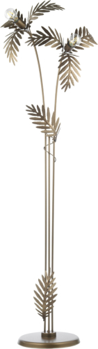 EULUNA Vloerlamp Dubai in bladoptiek, brons