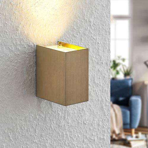 Arcchio Maruba wandlamp, 1-lamp, bruin