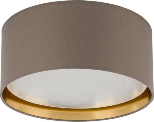 EULUNA Plafondlamp Bilbao, Ø 45 cm, grijs/goud