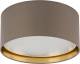 EULUNA Plafondlamp Bilbao, Ø 45 cm, grijs/goud