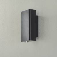 Bega Studio Line wandlamp smal zwart/alu 22cm