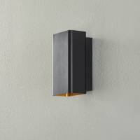 Bega Studio Line wandlamp smal zwart/goud 18