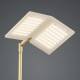 BANKAMP Book LED vloerlamp messing