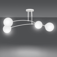 EULUNA Plafondlamp Pregos 4, 4-lamps, wit