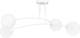 EULUNA Plafondlamp Pregos 4, 4-lamps, wit