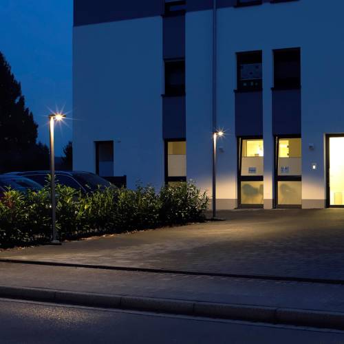 Albert Leuchten LED mastlamp 866 aluminium, antraciet