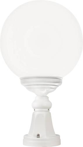 LCD Sokkellamp 1131 met bolkap, wit