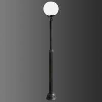 LCD Lantaarnpaal 1143, 1-lamp, zwart/wit