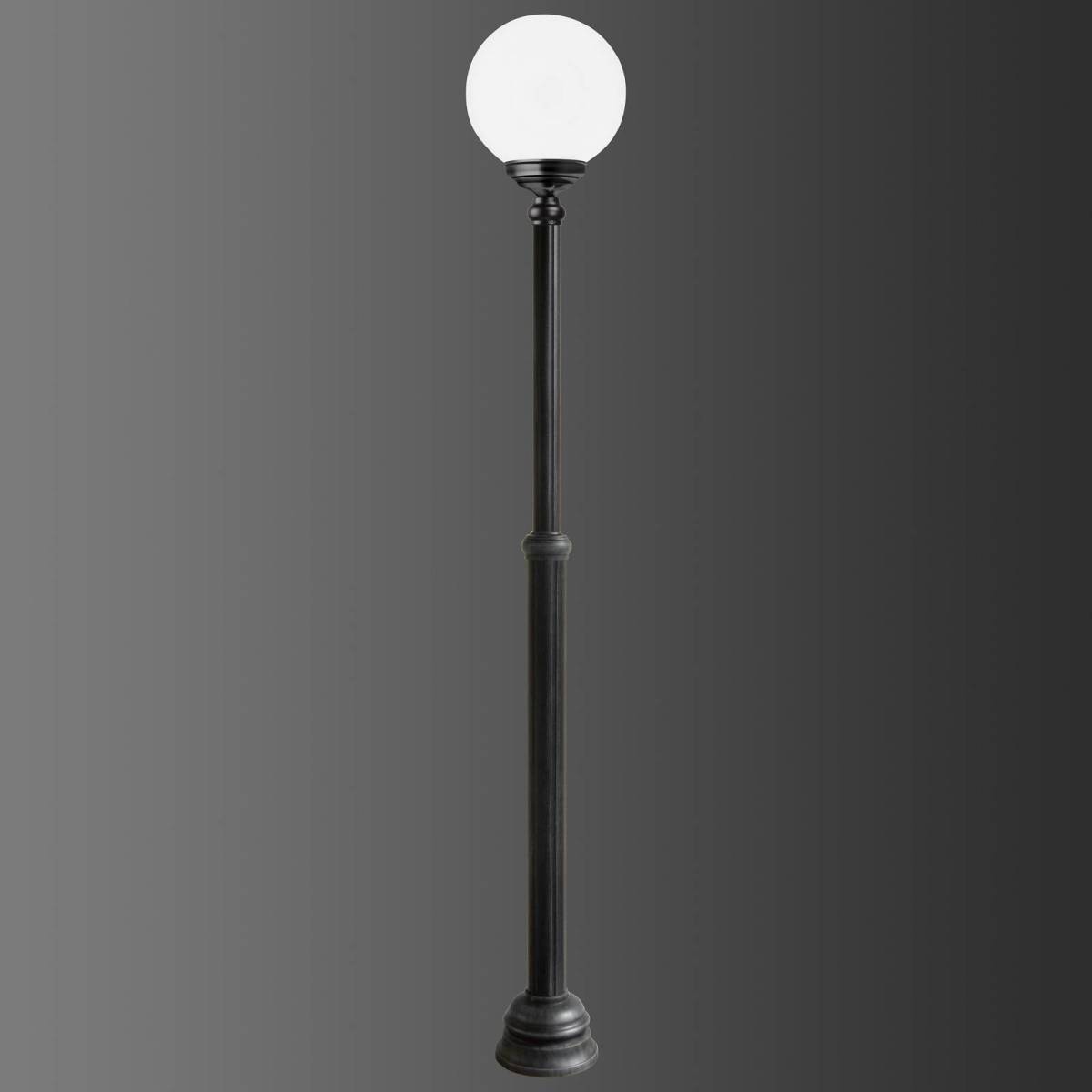 LCD Lantaarnpaal 1143, 1-lamp, zwart/wit
