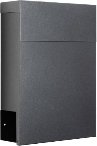 LCD Brievenbus 3030 met krantenvak, grafiet