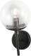 Mettallux Wandlamp Global Ø 15 cm zwart