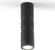 Mettallux Opbouw plafondlamp Turbo, vaststaand, zwart