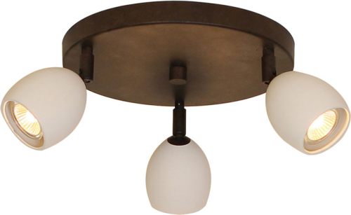 Menzel Provence mat plafondlamp 3-lamps rond