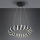 Trio Lighting LED hanglamp Curl, SwitchDim, zwart