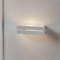 EULUNA Wandlamp keramiek Top, wit, 32 x 9 cm