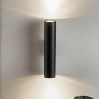 EULUNA Wandlamp Tube up/down, zwart
