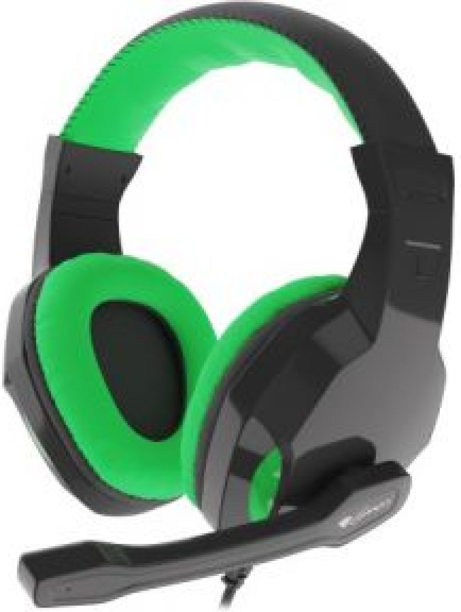 Natec Genesis ARGON 100 Headset Hoofdband Zwart, Groen