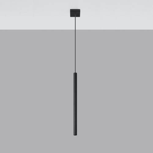 EULUNA Hanglamp Thin, zwart, 1-lamp