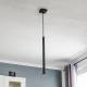 EULUNA Hanglamp Thin, zwart, 1-lamp