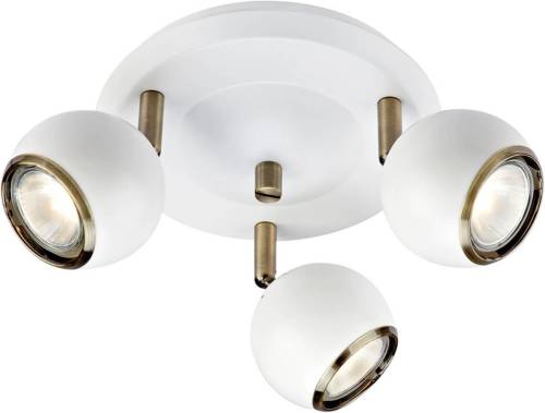 Markslöjd Coco - plafondlamp met drie lampen in wit