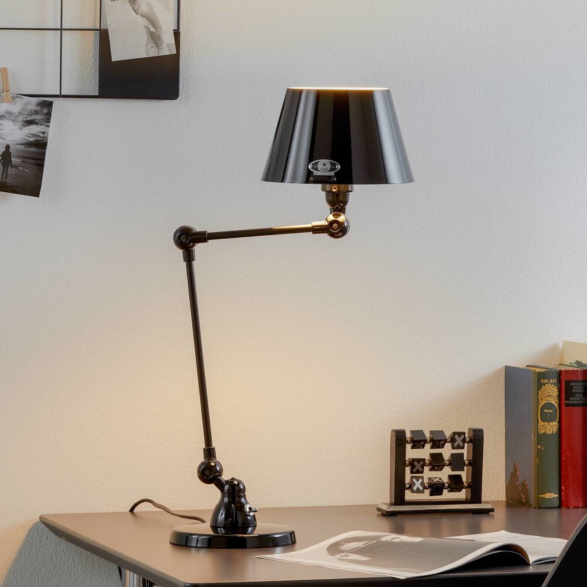 Jielde Aicler AID373 tafellamp, zwart