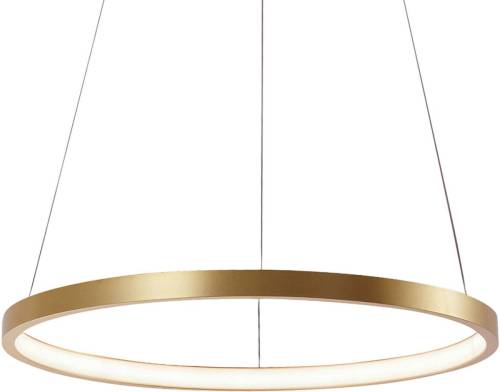 Leuchten Direkt LED hanglamp Circle, goud, Ø 39 cm