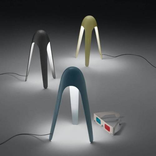 Martinelli Luce Cyborg LED tafellamp, grijs