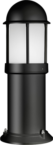 LCD Tijdloze sokkellamp Marco, zwart