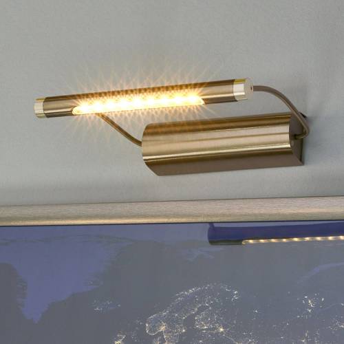 BIOleDEX LED schilderij verlichting Tommy, batterij messing