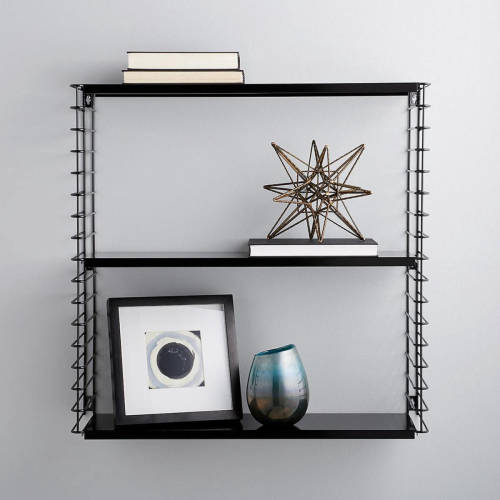 Tomado boekenrek - 70x21x68cm - zwart
