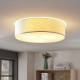 Lindby Plafondlamp Umma, direct aan het plafond, wit