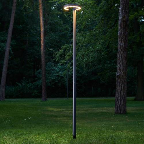 Lucande Jannis LED lantaarnpaal, ring