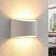 Lindby Mooie LED wandlamp Heiko van gips