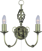Searchlight Messing wandlamp ZANZIBAR
