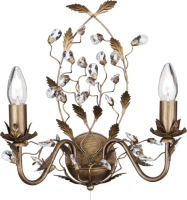 Searchlight Wandlamp Almandite Florentijnse stijl 2 lichtbr.