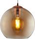 Searchlight Hanglamp Balls m amberkleur. glazen bol 30cm