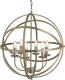 Searchlight Sierlijke hanglamp Orbit in kooiconstructie