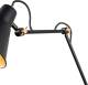 Searchlight Wandlamp 7403 met 3 scharnieren, zwart-goud