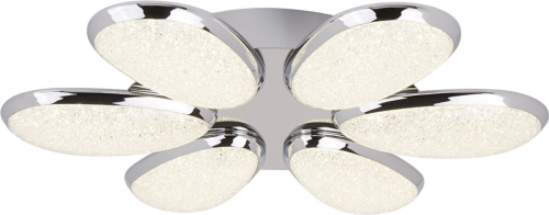 Searchlight LED plafondlamp Lori met Crushed-Ice-effect