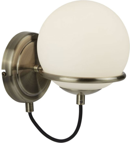 Searchlight Wandlamp Sphere met bolkap van glas