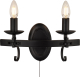 Searchlight Wandlamp Cartwheel, 2-lamps met trekschakelaar