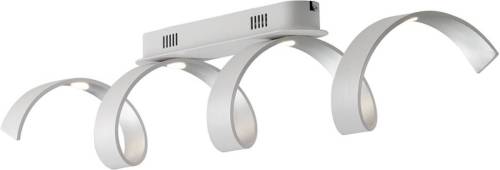 ECO-Light LED plafondlamp Helix in wit-zilver