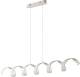 ECO-Light LED hanglamp Helix, wit-zilver, lengte 125 cm