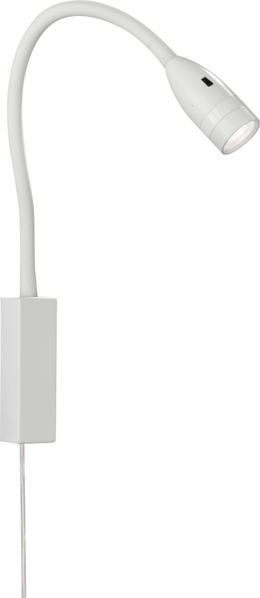 Fischer & Honsel LED wandlamp Sten met gebarenbediening, wit