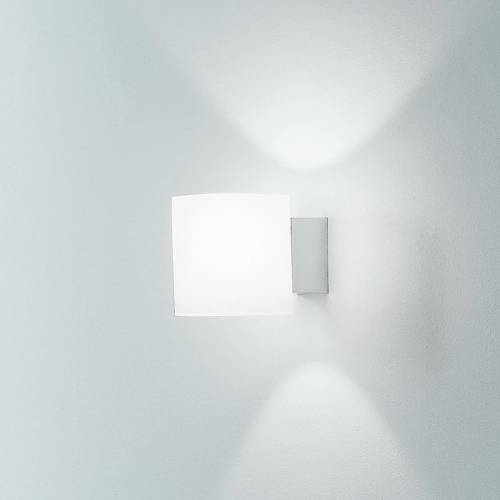 Martinelli Luce Tube wandlamp, glazen kap 10 cm