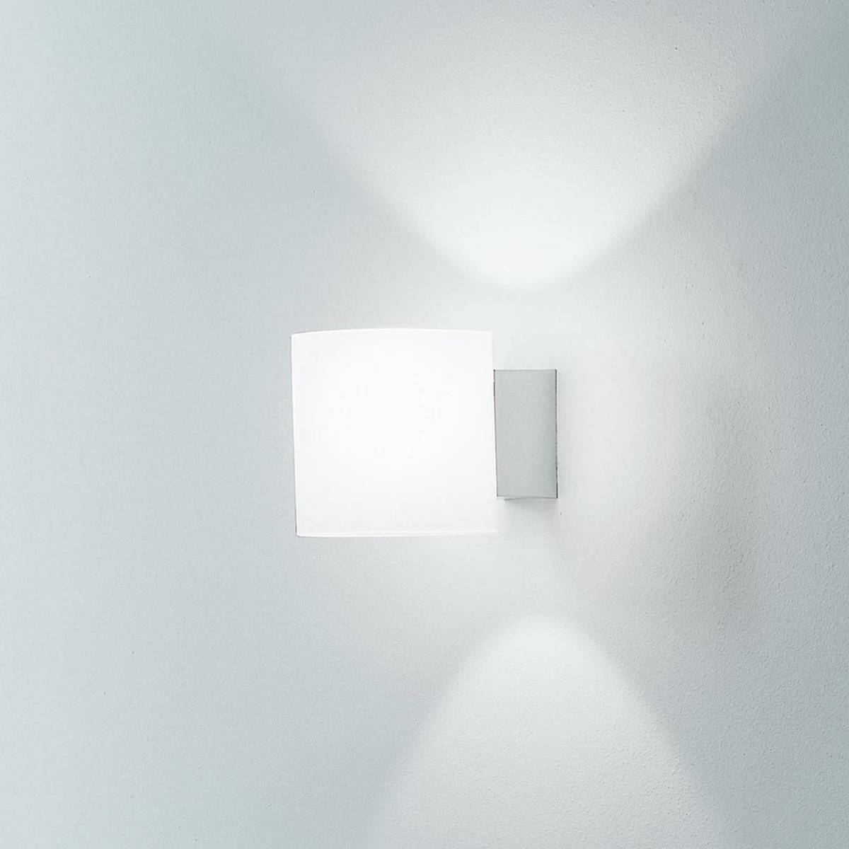 Martinelli Luce Tube wandlamp, glazen kap 10 cm